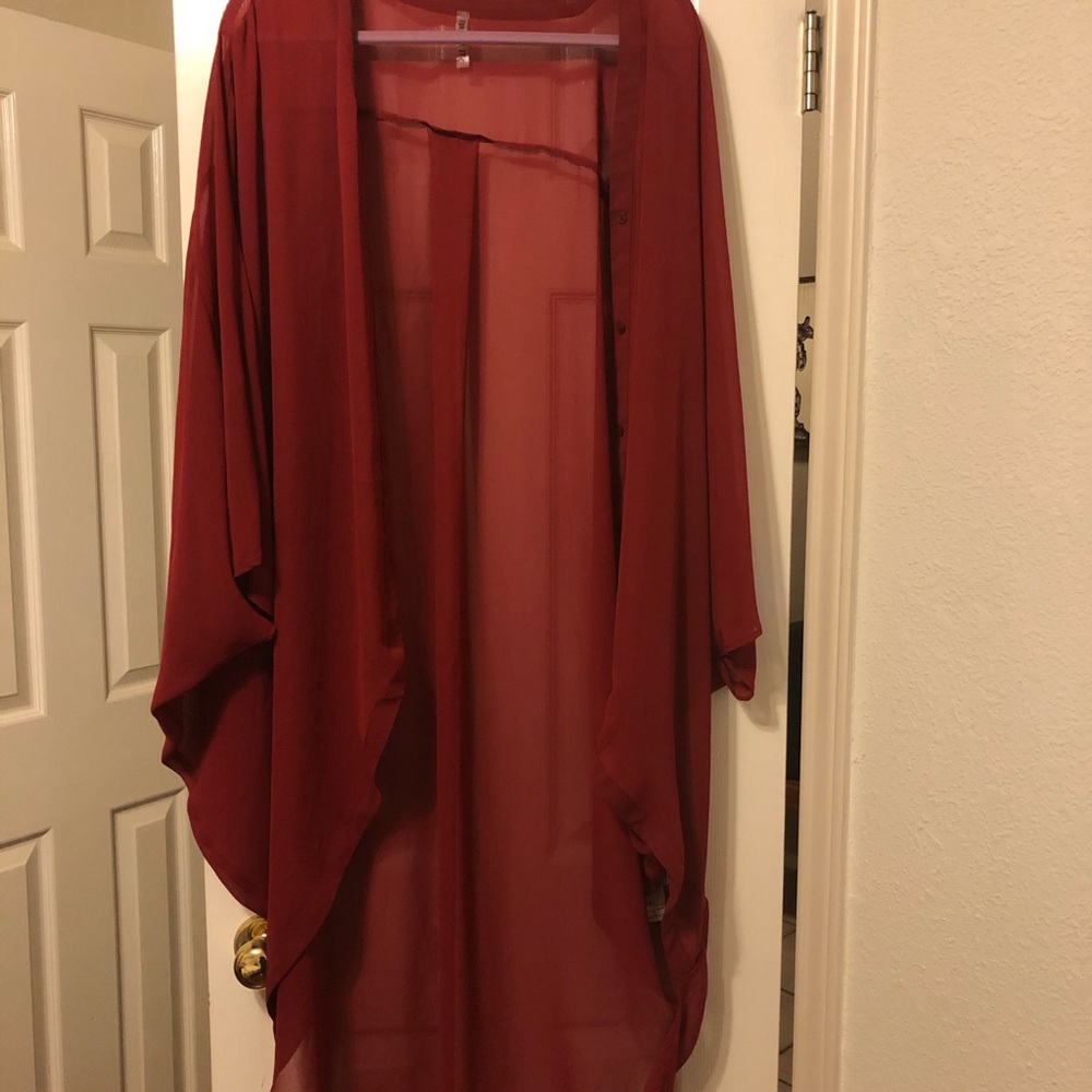 Kimono - Brick Red